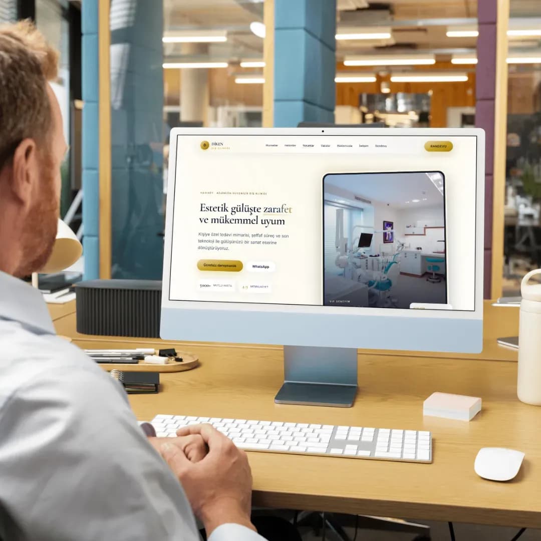 Diken Diş Kliniği Website proje görseli